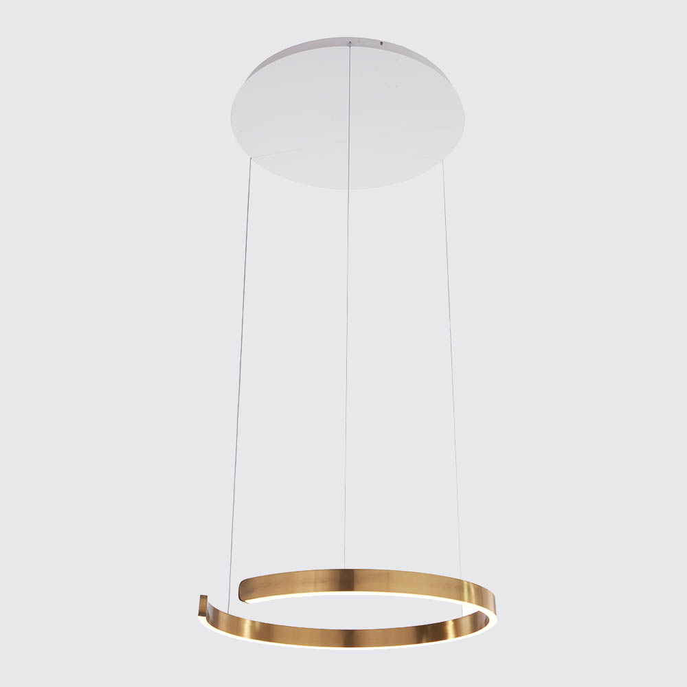 Lámpara colgante/tumbado Occhio 60cm gold