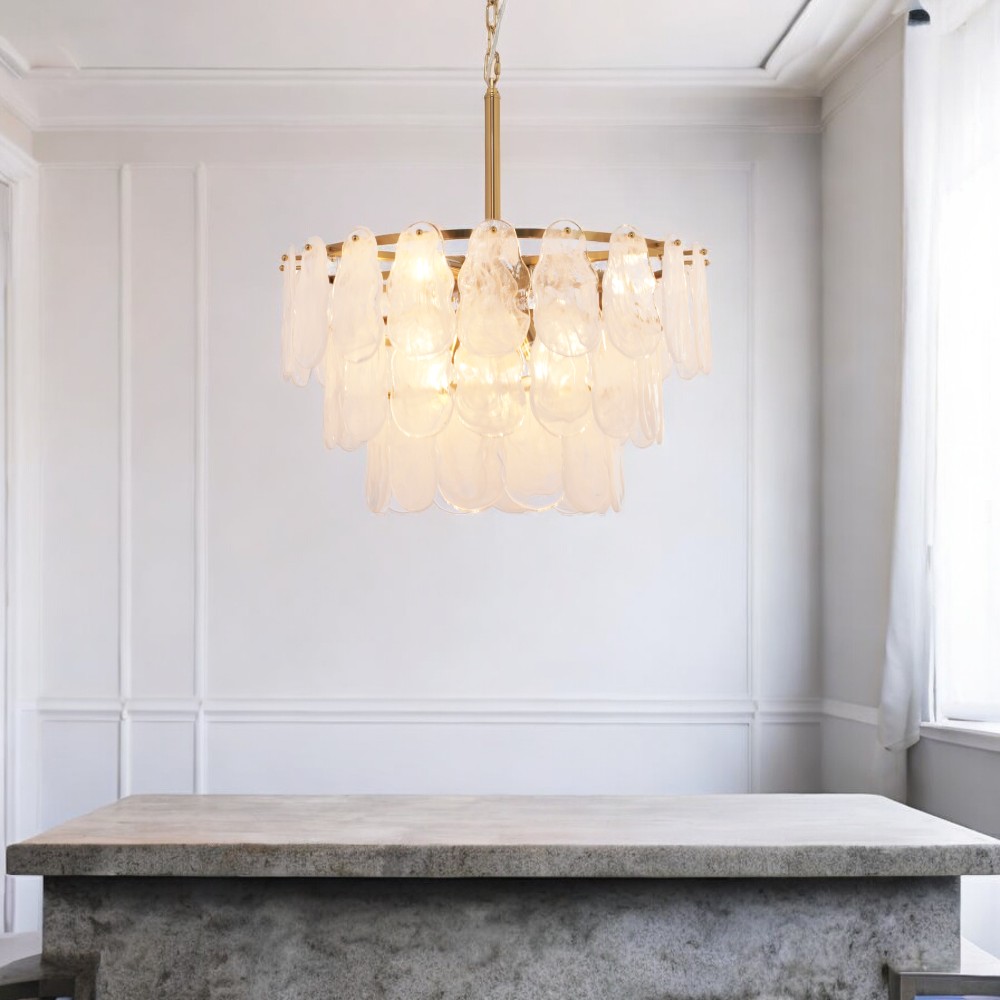 Lámpara colgante Glazed 8 boquillas