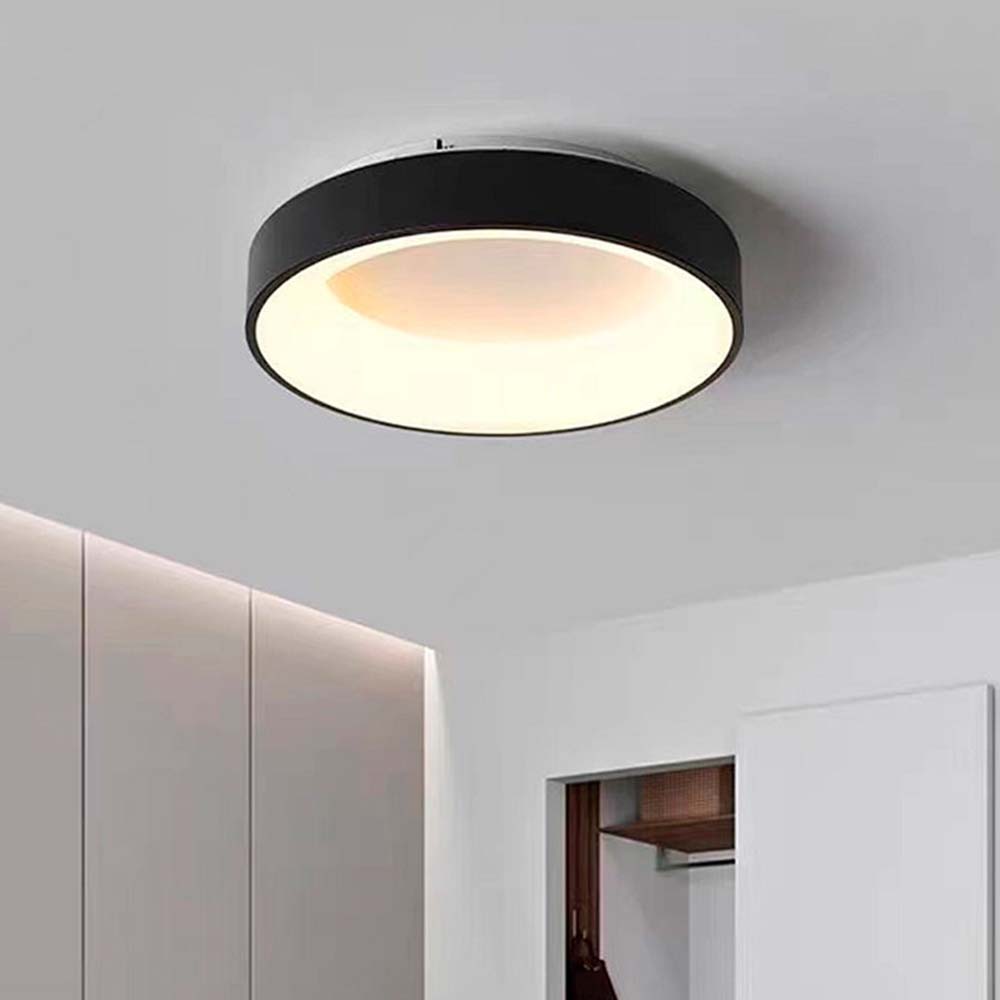 Lámpara led de techo Misewell black con luz cálida 45W 50cm