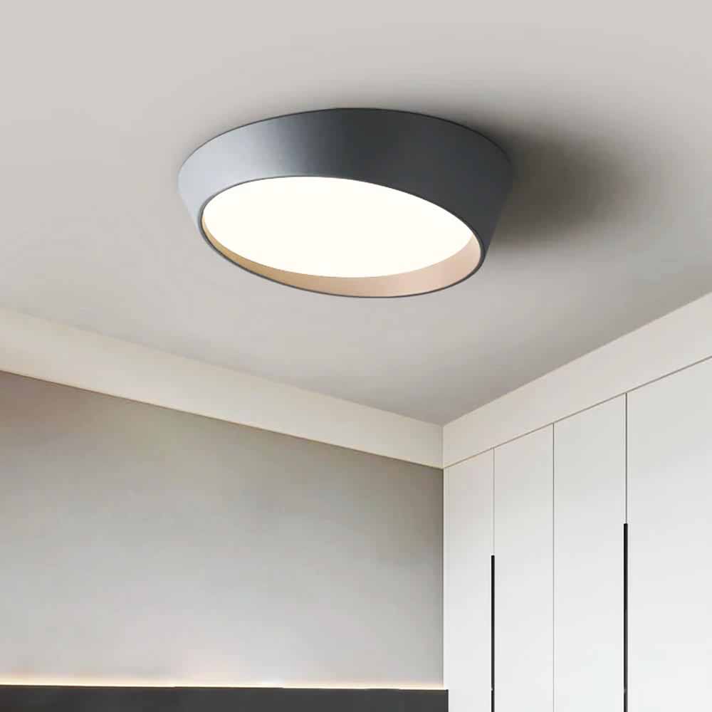 Lámpara led de techo Jules black/gold con luz cálida