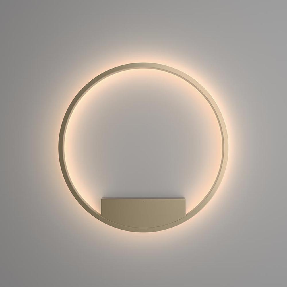 Lámpara de pared led Lumin dorada