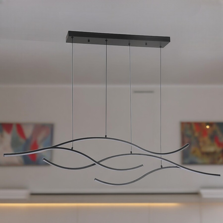 Lámpara colgante led Hypatia luz cálid