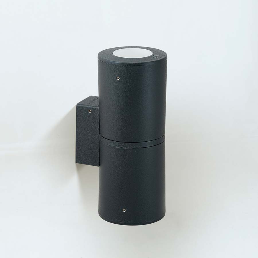 Luminaria up&down Franca 90 negro 2xE27 IP55