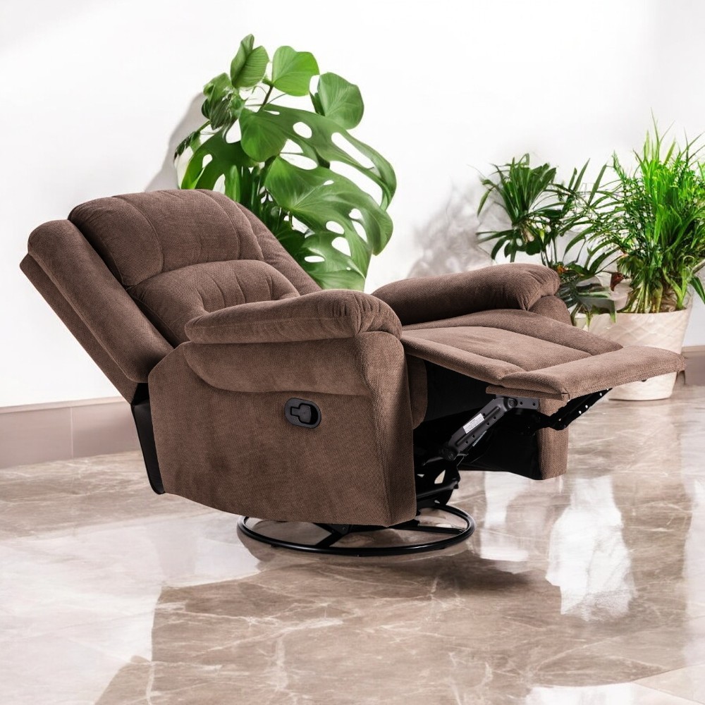 Reclinable individual mecedor y giratorio Alessio cafe