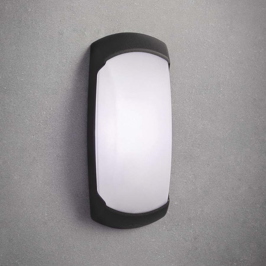 Lámpara de pared Francy OP negra IP66