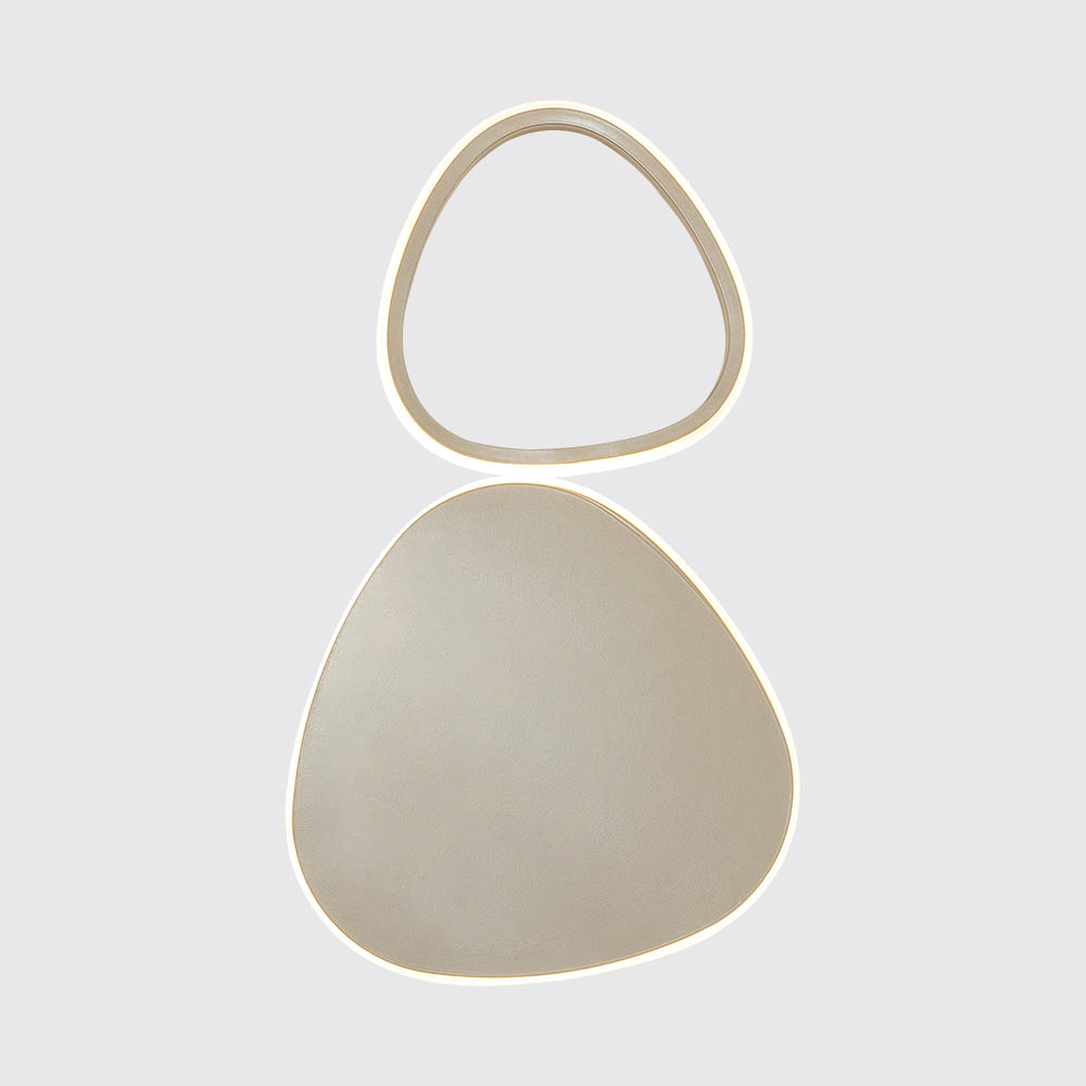 Aplique de pared led Shapes champagne