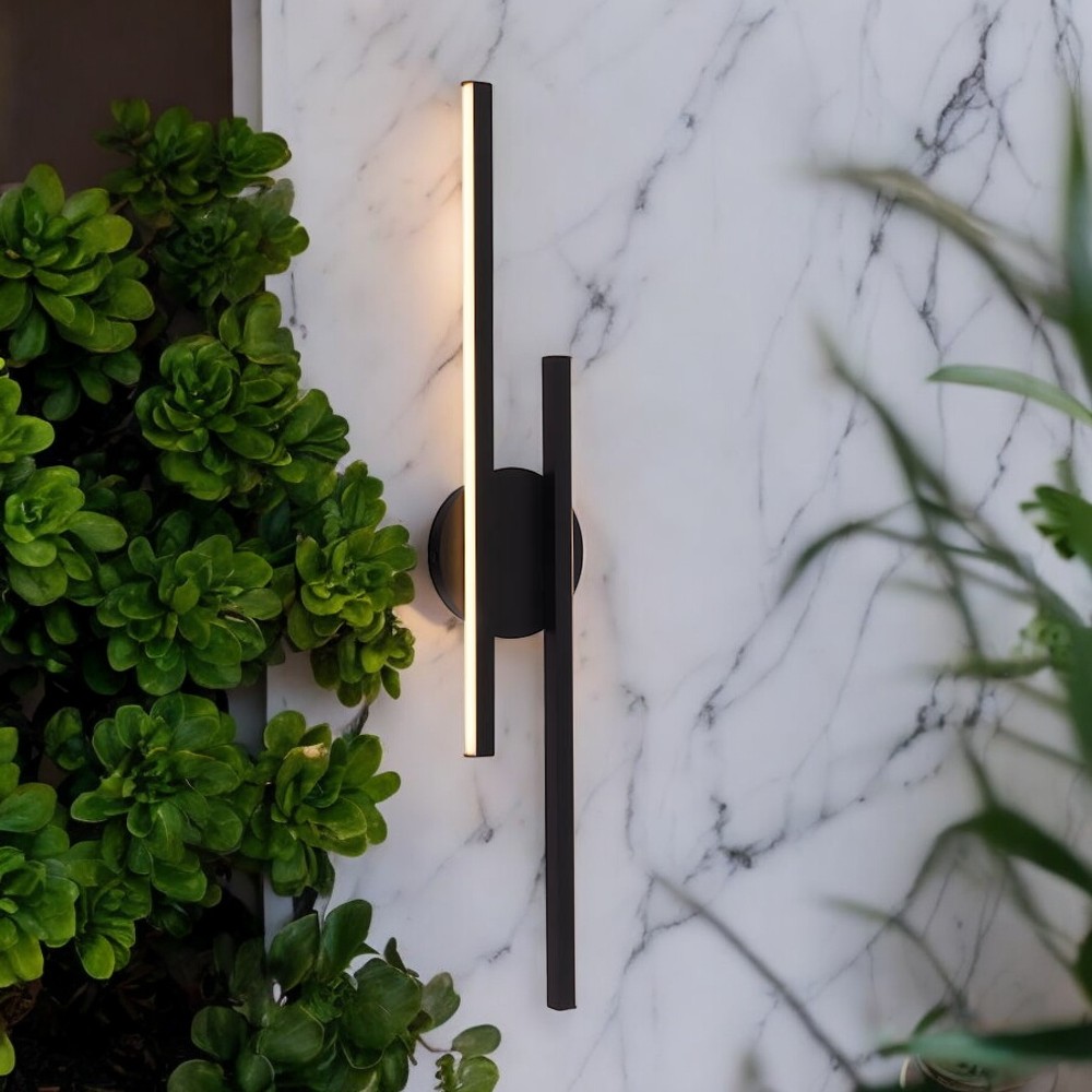 Aplique de pared Kin negro