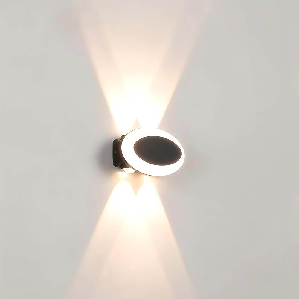 Lámpara led de pared bidireccional con luz cálida IP65