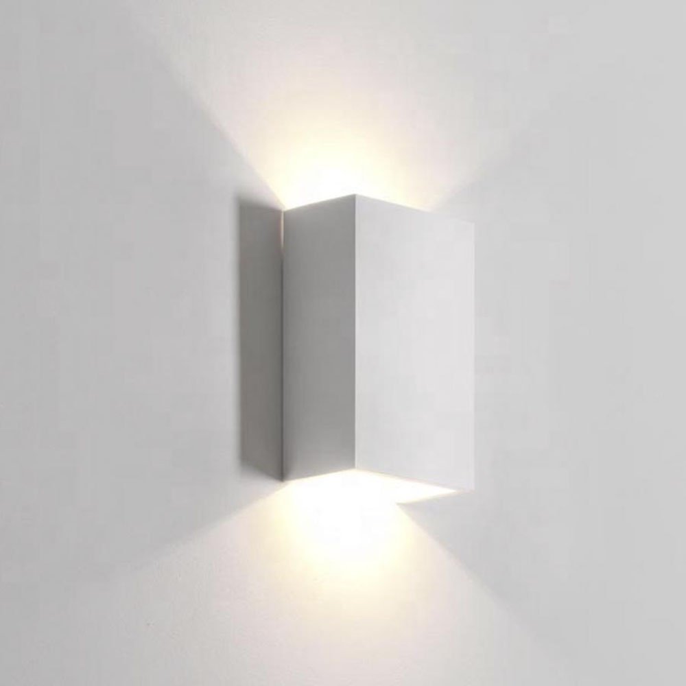 Lámpara de pared de gypsum Rectangular