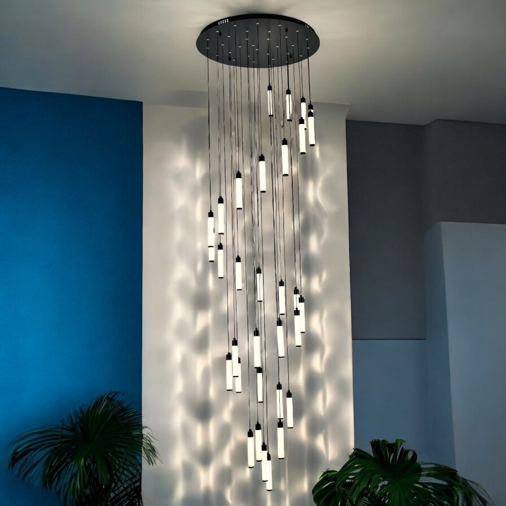 Lámpara led doble altura Elixir 300 black