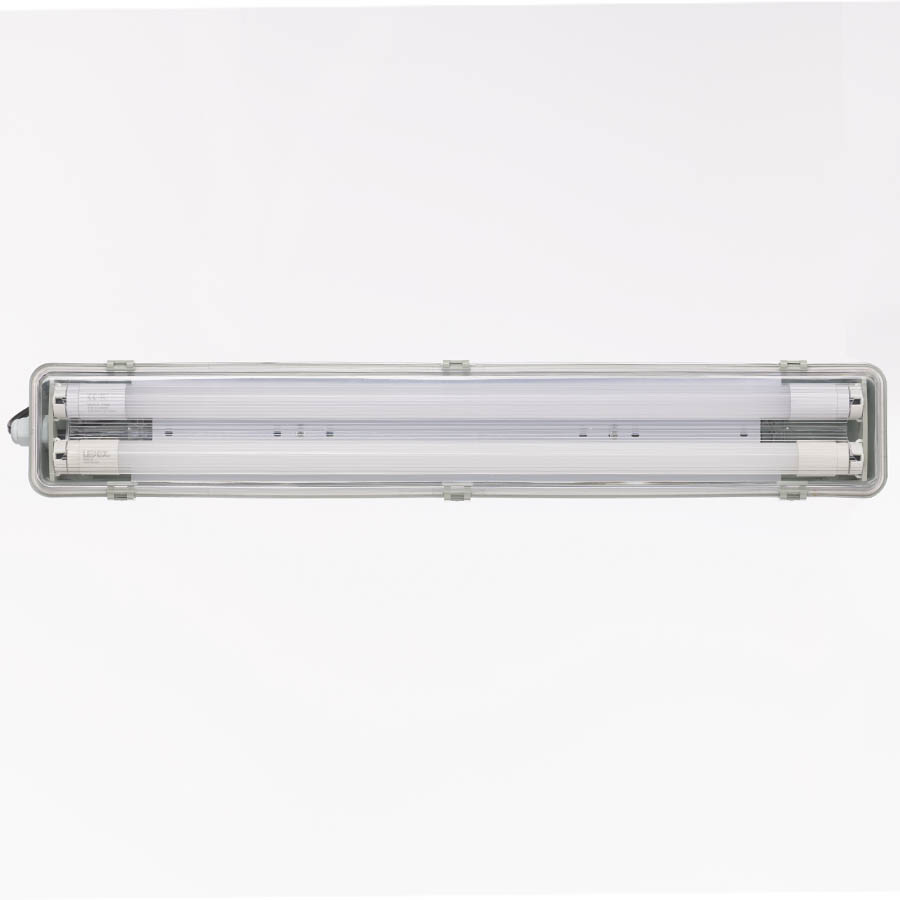 Luminaria sellada para tubos led 2x9-10W PS