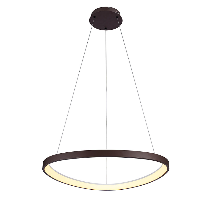 Lámpara led colgante Hikari 60 black con luz cálida