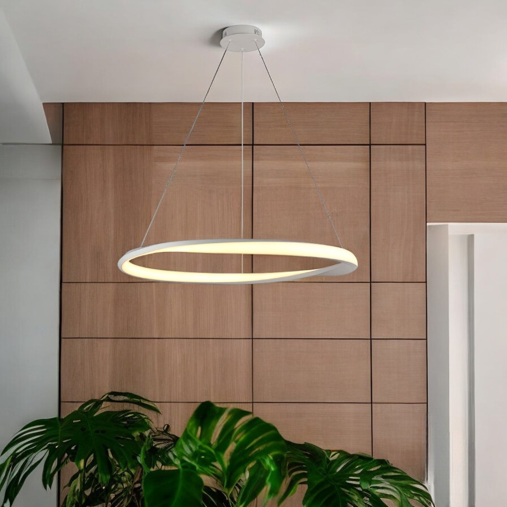 Lampara led colgante Takeshi 60 white