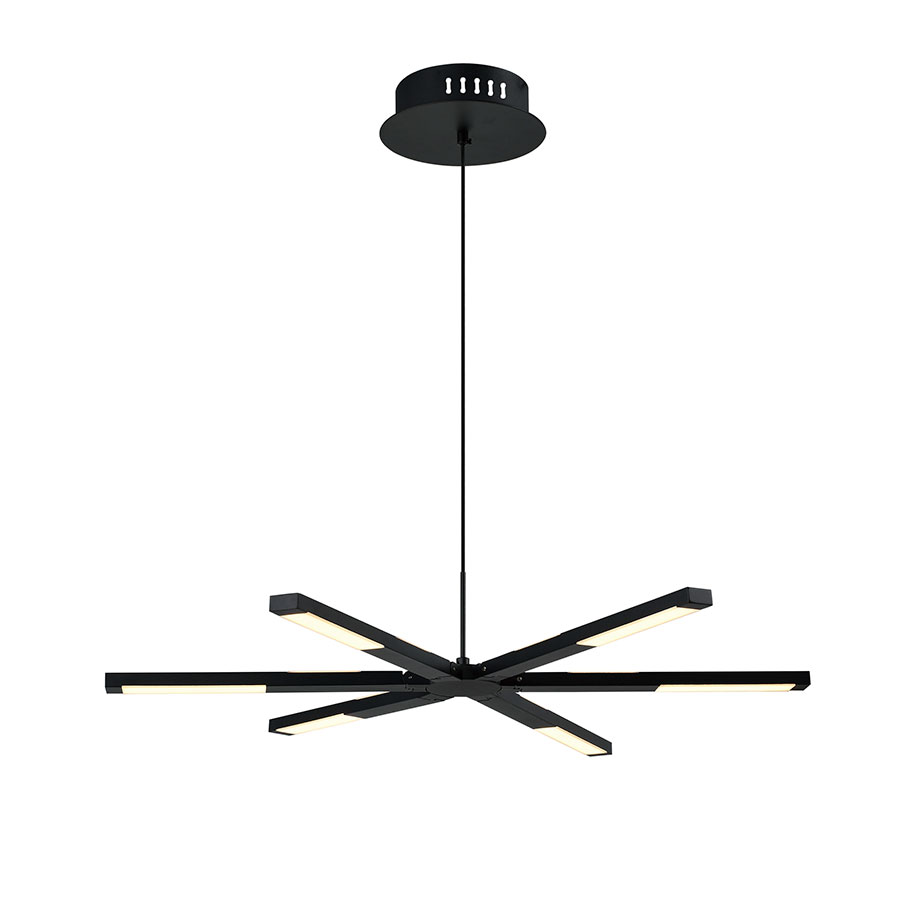 Lámpara led colgante Axis black con 3CCT