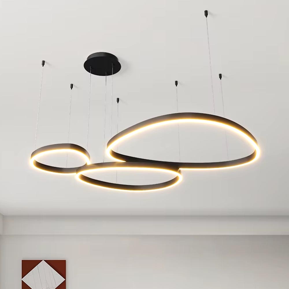 Lámpara led colgante Freya black 100W con 3CCT y Bluetooth