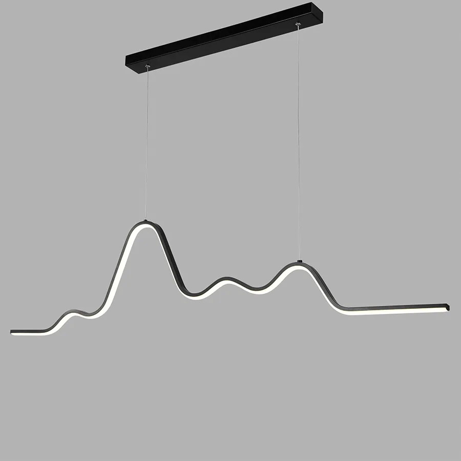 Lámpara led colgante Electra negra 3CCT 21W