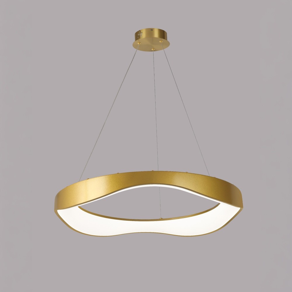 Lámpara led colgante Josephine gold con 3CCT