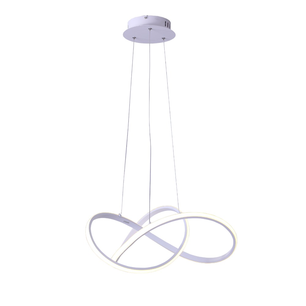 Lámpara colgante led Theodora blanco